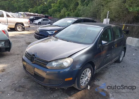 2012 Volkswagen Golf 2.5L 4-Door from USA, damaged, VIN WVWDB7AJ4CW198112